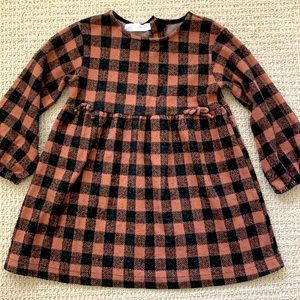 Zara flannel dress size 4-5